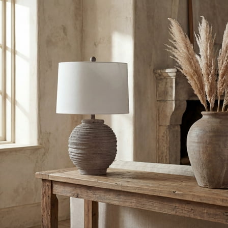 SAFAVIEH Pendri 24 in. Classic Contemporary Table Lamp, Brown