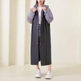 thumbnail image 5 of Adult Long Waterproof Rain Poncho Heavy Duty Hooded Raincoat Full Length for Hiking, Camping, Fishing & Outdoor Activities, 5 of 5