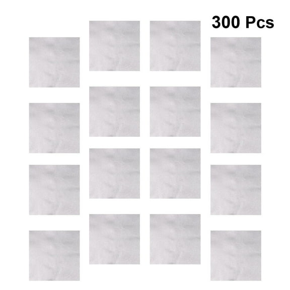 HEATSHAKING 300Pcs Square Tin Foil Wrappers for Wedding Candy 1.97x1.97in