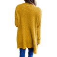 thumbnail image 2 of Chandails pour Femmes Cardigan Ouvert à Manches Longues en Tricot Doux avec Poches, 2 of 3