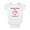 Pink Heart, variant on My Best Friend is A Dalmatian Dog Funny Baby Bodysuit 0-3 Months