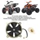 thumbnail image 4 of Electric Cooling Fan 6in Reversible for 12V Radiator - Fit Quad Dirt Bike ATV 150cc 200cc, 4 of 5