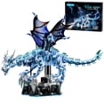 thumbnail image 1 of Set de bloques de construcción Modelo Dragón de Hielo Oscuro Myth Qholve, 1 of 7