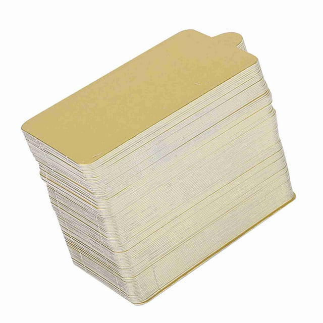 Cake Board, 100PCS Gold Cake Board Cake Stand Mini Paper Plates for Displaying Pastries, Cupcakes, Cookies