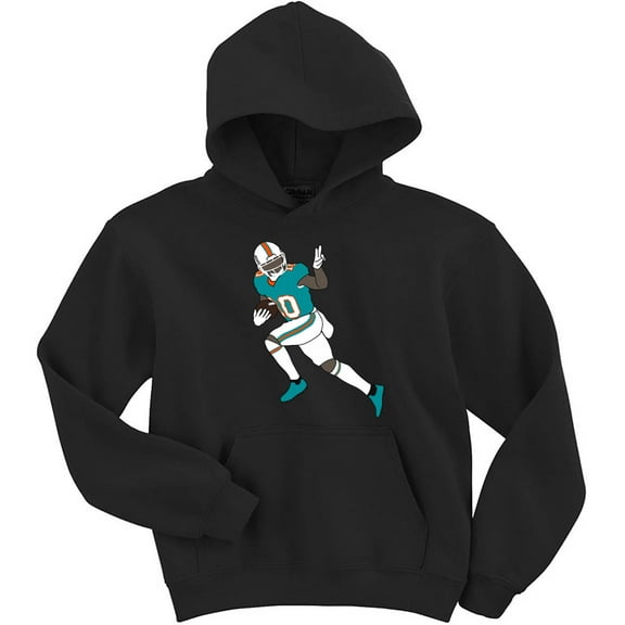 Tyreek Hill Dolphins Peace Sign Hooded Sweatshirt Hoodie