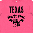 thumbnail image 4 of Inktastic Texas Awesome Since 1845 Youth T-Shirt, 4 of 5