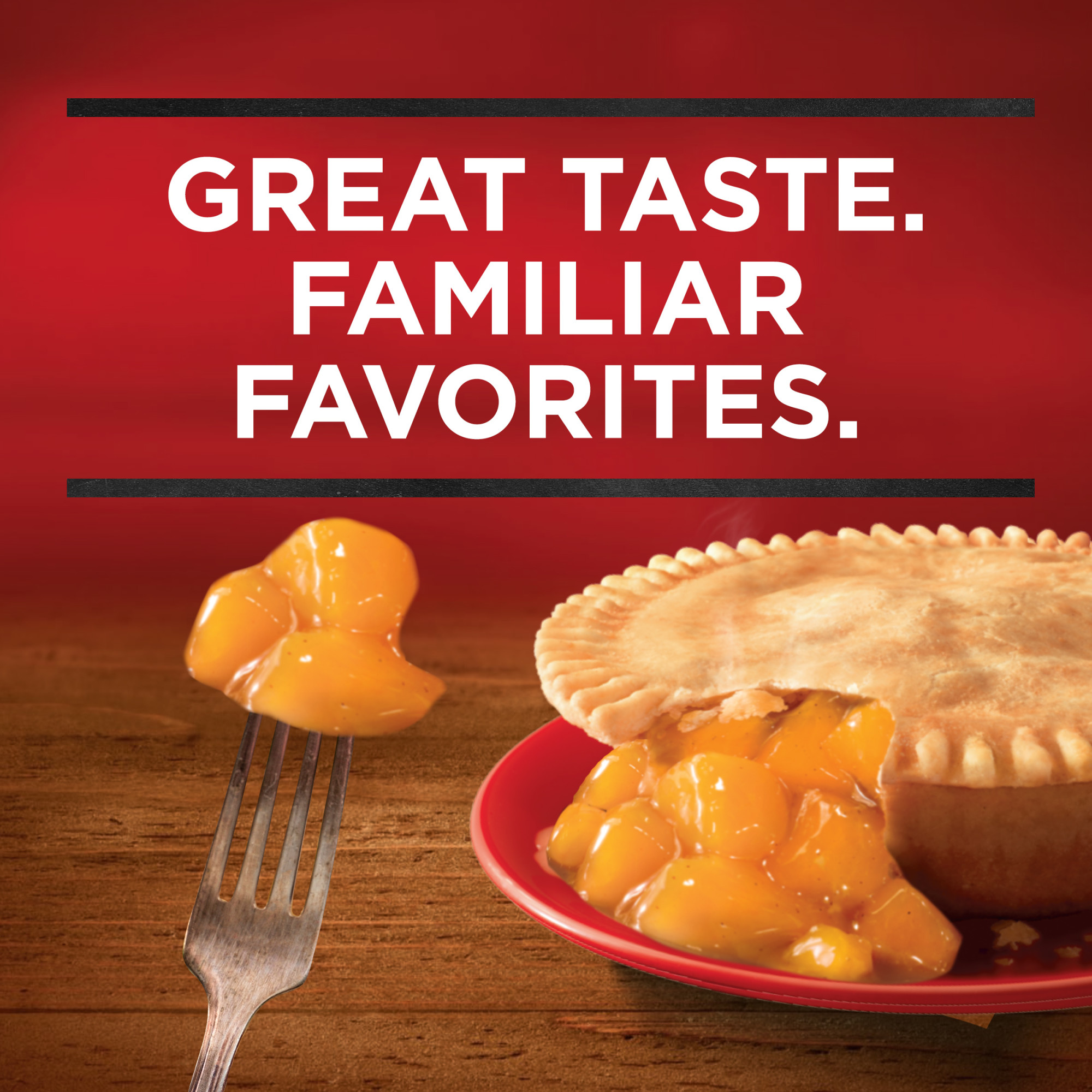 Banquet Peach Pie, Frozen Dessert, 7 oz.