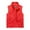 Red, variant on jjayotai Mens Tops Clearance Men's Lightweight Windbreaker Vest Jacket Solid Color Stand Collar Multiple Pockets Outdoor Sports Photography Safari Fishing Hiking Leisure Vest Coat