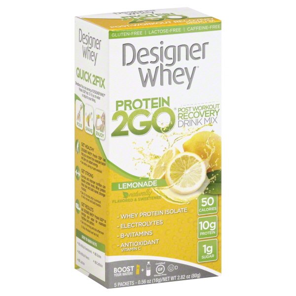 Designer Protein Designer Whey Protein 2GO Drink Mix, 5 ea Walmart