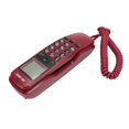 thumbnail image 3 of Wall Corded Telephone Caller ID Support Call Back Prevent Slip Landline Phone for Home Hotel Red, 3 of 4