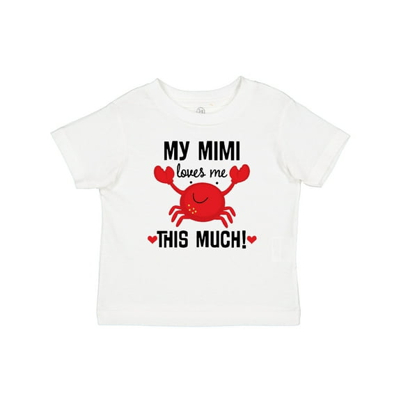 Inktastic Mimi Loves Me Grandson Boys or Girls Baby T-Shirt