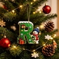 thumbnail image 2 of Yyuenw Christmas Alphabet Ornaments, 3.15"/80mm 2D Acrylic Hanging Pendant Custom Name Xmas Tree Wreath Mantel Decor, 2 of 7