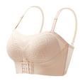thumbnail image 1 of Timegard Wireless Bras for Women Plus Size Front Buckle Lace Adjustable Strap High Support Everyday Bras, 1 of 6