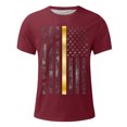 thumbnail image 3 of Camisetas de Manga Larga para Hombres Imprimir Casual Cuello Redondo Camiseta de Manga Corta, Camisetas de Manga Larga para Hombres Algodón, 3 of 4