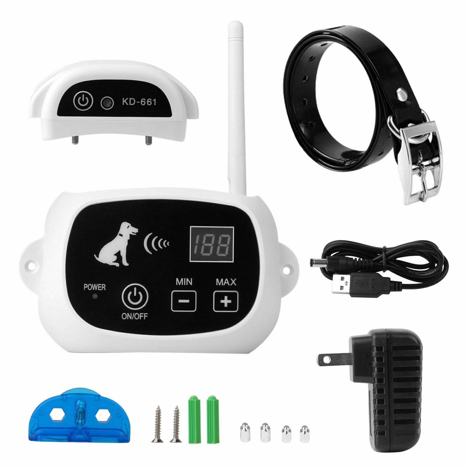 Wireless Dog Fence NoWire Pet Containment System Rechargeable