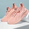 thumbnail image 1 of Zapatillas de deporte transpirables para caminar, zapatos de moda para mujer para gimnasio, viajes, trabajo, 1 of 9