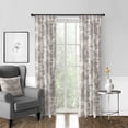 thumbnail image 2 of Bouclair Beige Pinch Pleat Drapery Panel - Pair 20"x96", 2 of 5