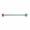 Multi-Color, variant on Industrial Barbell with Braided Design Anodized Surgical Steel 14G Sold Each