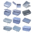 thumbnail image 3 of letairis Plastic Boxes Useful Sundries Case Simple Professional Bin with Lid PP Container for Household Kitchen Office Company Hotel 502X, 3 of 6