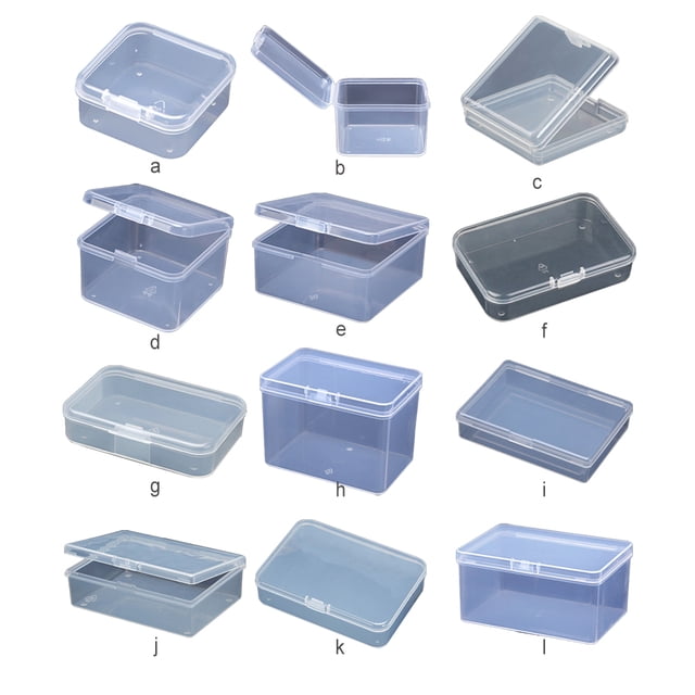 Plastic Boxes Useful Sundries Case get 24 packs small Simple Professional Bin with Lid PP Container for Household Kitchen Office Company Hotel R10