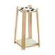 thumbnail image 4 of Soporte de Taco de Billar de Esquina para Suelo con Diseño Compacto Base Estable Capacidad para 8 Tacos Madera Resistente Adecuado para Sala de, 4 of 9