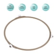 thumbnail image 4 of Uxcell Microwave Oven Glass Turntable Support Circle Fittings Roller Bracket Light Brown, 4 of 5
