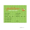 thumbnail image 1 of Predictions For Baby  Woodland Animals Deer Baby Shower Games , 20-Pack, 1 of 1