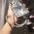 thumbnail image 3 of Hotpom Phone Lanyards, Luxury Shimmering Crystal Wrist Strap, Ideal for Cruises, Parties, Christmas Anti-Theft Accessory Women's Gift Phone Chain, 3 of 6