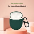 thumbnail image 4 of Audífonos Estuches de silicona Cubierta completa para Xiaomi Redmi Buds 4 (Verde oscuro), 4 of 6