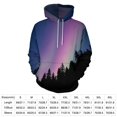 thumbnail image 2 of Northern Lights Forest Night(2) 3D Print Hoodie Men Women Autumn Thin Pullover Sweatshirt Vintage Streetwear Tops, 2 of 6