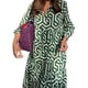 thumbnail image 2 of Lucakuins, vestido camisero de manga larga para mujer, estampado geométrico, informal, suelto, acampanado, vestido de fiesta para playa, cóctel, Club, ropa de calle Lucakuins moda, 2 of 9