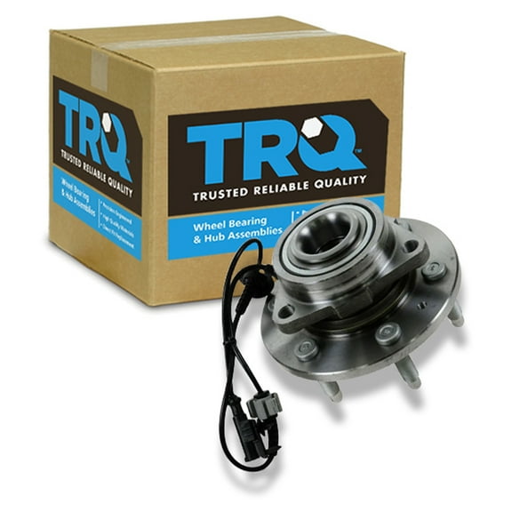 TRQ Front Wheel Hub & Bearing Assembly LH or RH for Chevy GMC Cadillac AWD 4x4 BHA48300 Fits select: 2007-2013 CHEVROLET SILVERADO, 2007-2014 CHEVROLET TAHOE