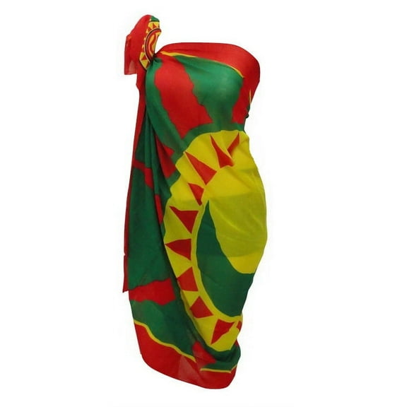 HAPPY BAY Women's Beach Wrap Bikini Wraps Sarong Swimwear Cover up Skirt Bathing suit Swimsuit Pareo for Women One Size Multicolor, Circle