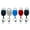 Assorted, variant on 5 Pack - Heavy Duty Carabiner Badge Reels - Retractable Oval Shaped Badge Holders with Carabiner Belt Loop Clip, Keychain and ID Holder Strap - Cute & Stylish by Specialist ID (Assorted Colors)