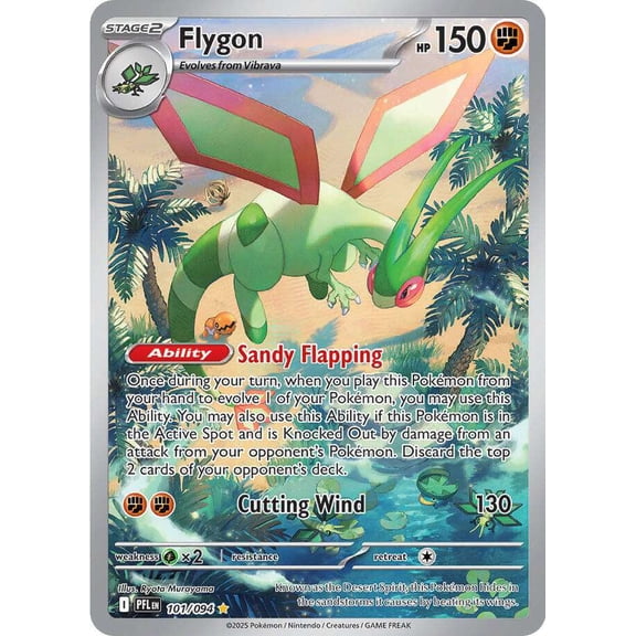 Pokemon Phantasmal Flames Illustration Rare Flygon #101