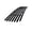 Black, variant on APS Compatible with Toyota Pickup 1992-1995 4WD Main Upper Stainless Steel Black 8x6 Horizontal Billet Front Grill Grille Insert T65143J