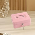 thumbnail image 6 of EHJRE Metal Cash Box with Lock Case Container with Keys for Kids Girls Boys Prizes Pink, 6 of 9