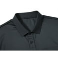 thumbnail image 6 of QPNGRP Men's Golf Polo Shirts Short Sleeve Moisture Wicking Dry Fit Performance Daily Casual Stylish Collared Shirts for Men Dark Grey M, 6 of 7
