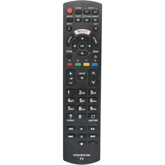 N2QAYB001008 Reemplazo del control remoto compatible con Panasonic LED Viera TV TH-65DX900U TH-40CS610A TH-40DX600U TH-49DX600U TH-50CS610A TH-50DX740U