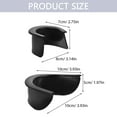 thumbnail image 3 of SHISUYAN 6pcs Durable Pool Table Liner Replaceable Billiard Pocket Liner Small Snooker Hole Liner, 3 of 8