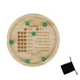 thumbnail image 1 of Bandeja de Juego de Dados de Madera, Juego de Dados Clásico con Bandeja, de Dados, Juego Familiar, Juegos Emocionantes para Adultos y Niños, Incluye Seis Dados, 1 of 5
