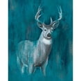 thumbnail image 3 of Popp, Grace 20x24 Black Modern Framed Museum Art Print Titled - Contemporary White-Tail II, 3 of 5