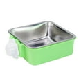 thumbnail image 2 of Walbest Pet Dog Cat Hanging Food Bowl Cage Fixed Drinking Water Feeder Pet Supplies, Pet Cage Fixed Food Bowl, 2 of 7