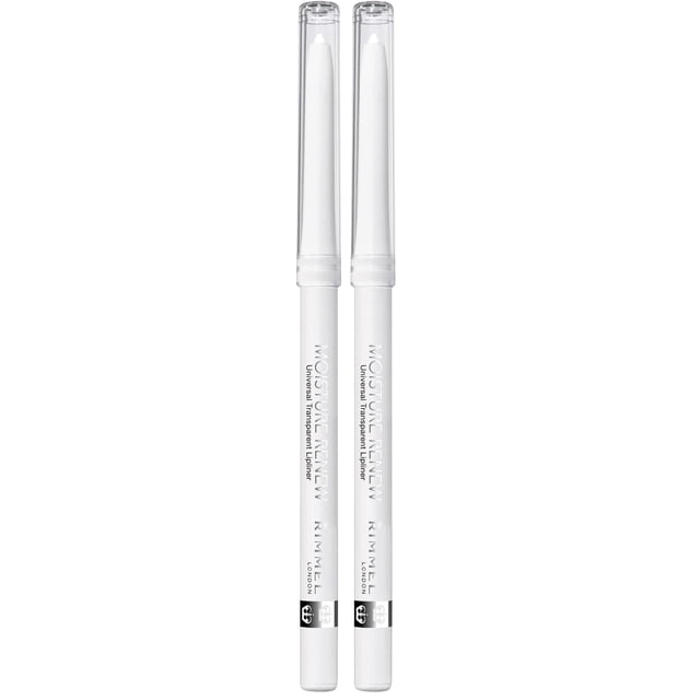 Delineador de Labios Rimmel Moisture Renew Transparente con Manteca de Karité 1.2 mL x2