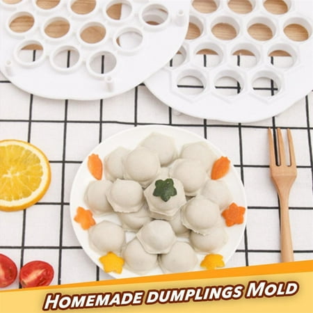 

PhoneSoap Maker Mould Dumpling Gadgets DIY Ravioli Dough Kitchen Making Tool Press Kitchen，Dining & Bar white