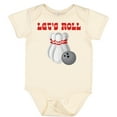 thumbnail image 3 of Inktastic Let's Roll Bowling Boys or Girls Baby Bodysuit, 3 of 5