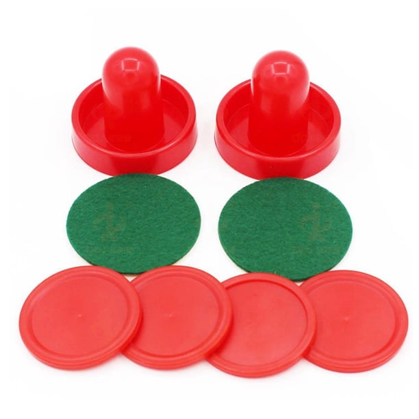 Accessoires Air Hockey : 2 Poussoirs Et 2 Rondelles Feutre Vert 96 Mm – Neuf Accessoires Air Hockey : 2 Poussoirs Et 2 Rondelles Feutre Vert 96 Mm – Neuf