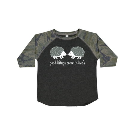 

Inktastic Twin Hedgehogs Baby Gift Gift Toddler Boy or Toddler Girl T-Shirt