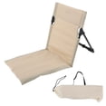 thumbnail image 2 of Portable Folding Beach Lounge Chair With Adjustable Backrest, Oversized Zippered Pocket And Vibrant Design For Adults, 2 of 8