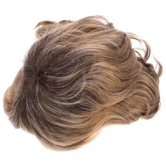 HOMEMAXS Headset Human Hair Wigs Natural Looking